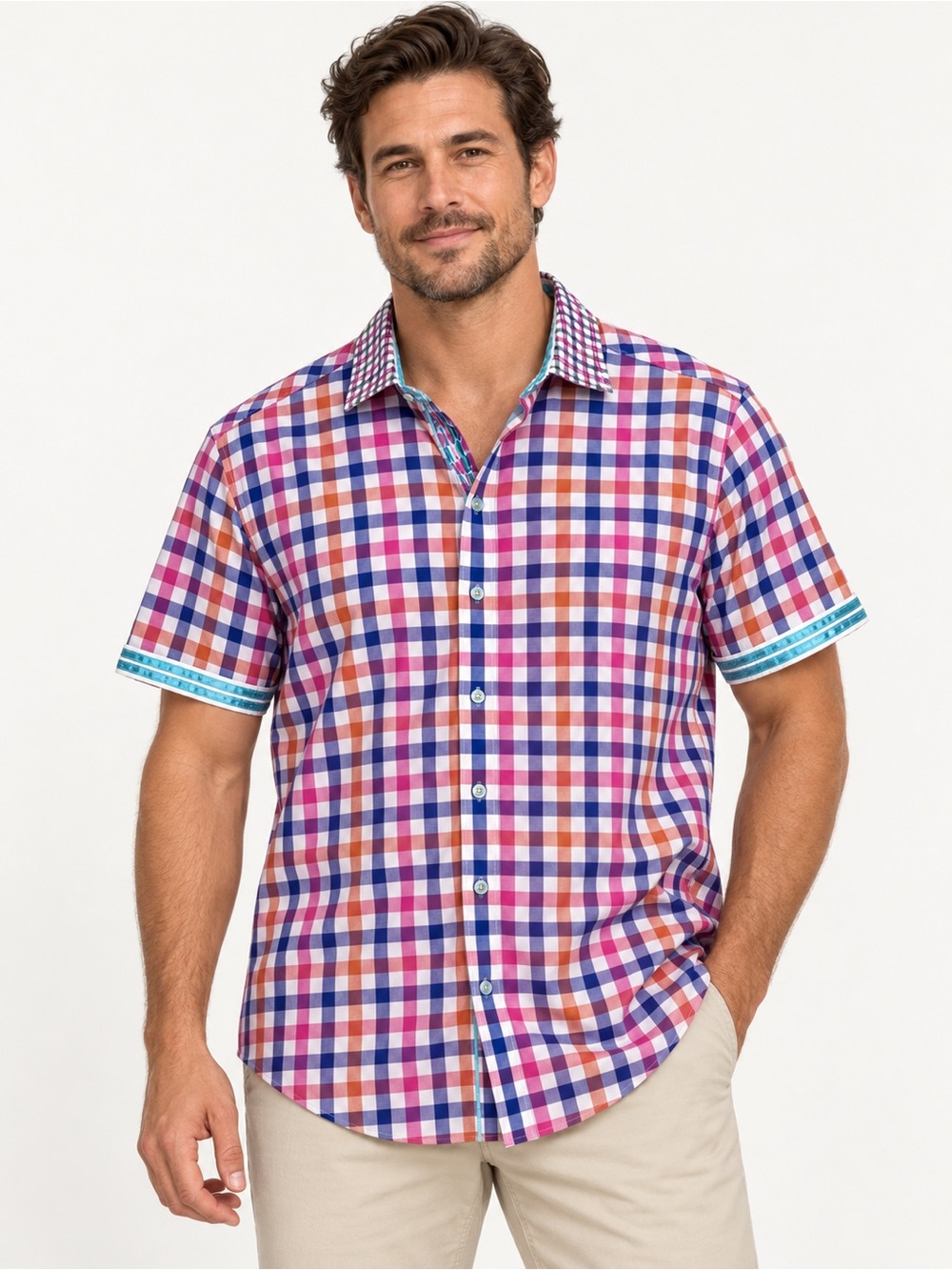 Robert Graham X Men’s XL Multicolor Plaid Shirt